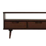 Walker Edison Ivy Mid-century Modern/Modern 48" 3-Drawer Solid Wood Coffee Table IVYL1KWT