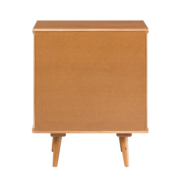 Walker Edison Ivy Mid-century Modern/Modern 20" 1-Drawer Solid Wood Side Table IVYL8KCA