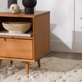 Walker Edison Ivy Mid-century Modern/Modern 20" 1-Drawer Solid Wood Side Table IVYL8KCA