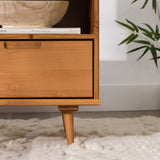 Walker Edison Ivy Mid-century Modern/Modern 20" 1-Drawer Solid Wood Side Table IVYL8KCA