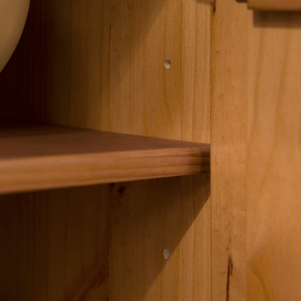 Walker Edison Ivy Mid-century Modern/Modern 60" 4-Door Solid Wood TV Stand IVYM3FCA