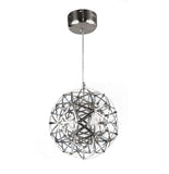 Bethel Satin Nickel LED Chandelier in Stainless Steel