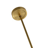 Bethel Brass Single Pendant Lighting in Metal & Glass