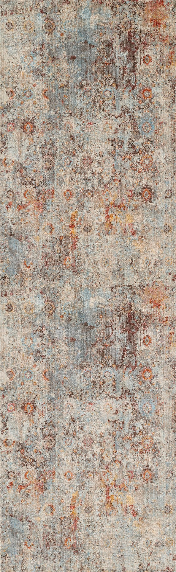 Momeni Izmir IZ-01 Machine Made Traditional Distressed Design Indoor Area Rug Multi 9' x 12' IZMIRIZ-01MTI90C0