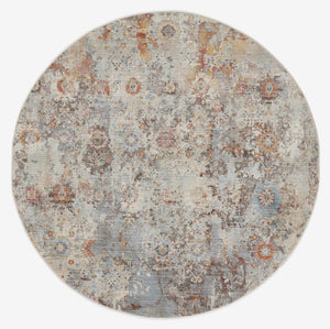 Momeni Izmir IZ-01 Machine Made Traditional Distressed Design Indoor Area Rug Multi 9' x 12' IZMIRIZ-01MTI90C0