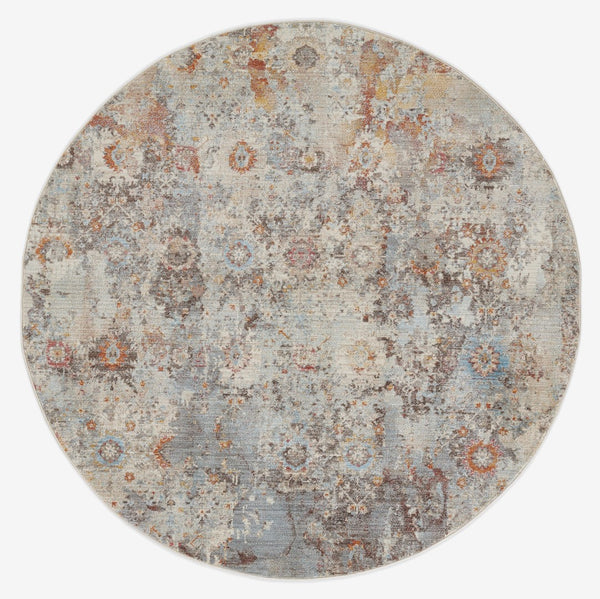 Momeni Izmir IZ-01 Machine Made Traditional Distressed Design Indoor Area Rug Multi 9' x 12' IZMIRIZ-01MTI90C0