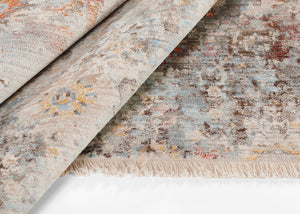 Momeni Izmir IZ-01 Machine Made Traditional Distressed Design Indoor Area Rug Multi 9' x 12' IZMIRIZ-01MTI90C0