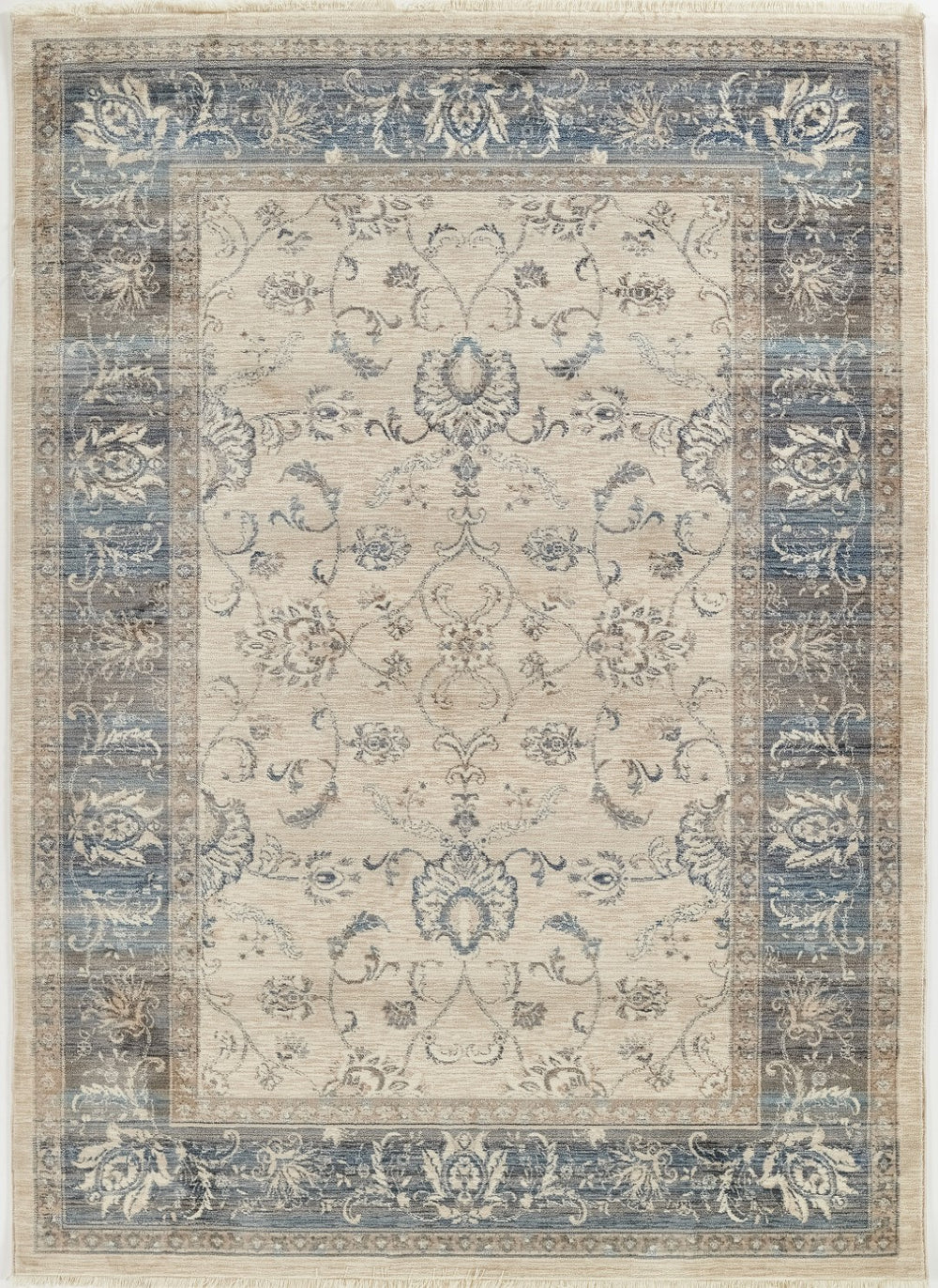 Momeni Izmir IZ-02 Machine Made Traditional Oriental Indoor Area Rug Blue 9' x 12' IZMIRIZ-02BLU90C0