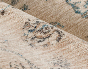 Momeni Izmir IZ-02 Machine Made Traditional Oriental Indoor Area Rug Blue 9' x 12' IZMIRIZ-02BLU90C0