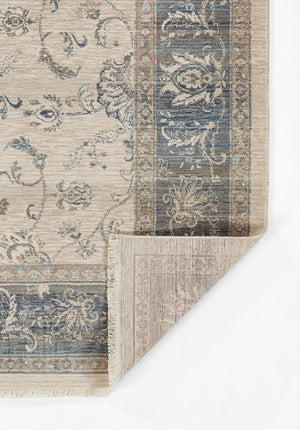 Momeni Izmir IZ-02 Machine Made Traditional Oriental Indoor Area Rug Blue 9' x 12' IZMIRIZ-02BLU90C0