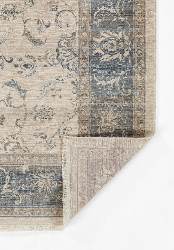 Momeni Izmir IZ-02 Machine Made Traditional Oriental Indoor Area Rug Blue 9' x 12' IZMIRIZ-02BLU90C0