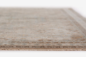 Momeni Izmir IZ-03 Machine Made Traditional Medallion Indoor Area Rug Light Blue 9' x 12' IZMIRIZ-03LBL90C0