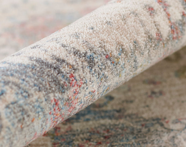 Momeni Izmir IZ-04 Machine Made Traditional Medallion Indoor Area Rug Multi 9' x 12' IZMIRIZ-04MTI90C0