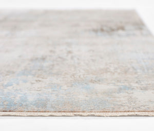 Momeni Izmir IZ-05 Machine Made Traditional Abstract Indoor Area Rug Blue 9' x 12' IZMIRIZ-05BLU90C0