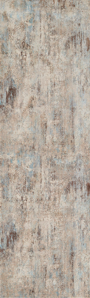 Momeni Izmir IZ-05 Machine Made Traditional Abstract Indoor Area Rug Blue 9' x 12' IZMIRIZ-05BLU90C0