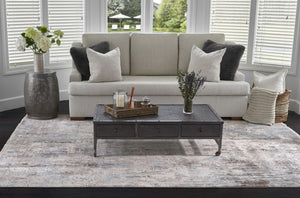 Momeni Izmir IZ-05 Machine Made Traditional Abstract Indoor Area Rug Blue 9' x 12' IZMIRIZ-05BLU90C0