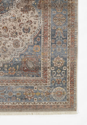 Momeni Izmir IZ-06 Machine Made Traditional Medallion Indoor Area Rug Multi 9' x 12' IZMIRIZ-06MTI90C0