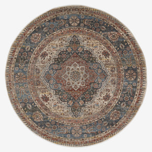 Momeni Izmir IZ-06 Machine Made Traditional Medallion Indoor Area Rug Multi 9' x 12' IZMIRIZ-06MTI90C0