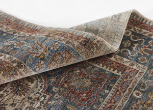 Momeni Izmir IZ-06 Machine Made Traditional Medallion Indoor Area Rug Multi 9' x 12' IZMIRIZ-06MTI90C0