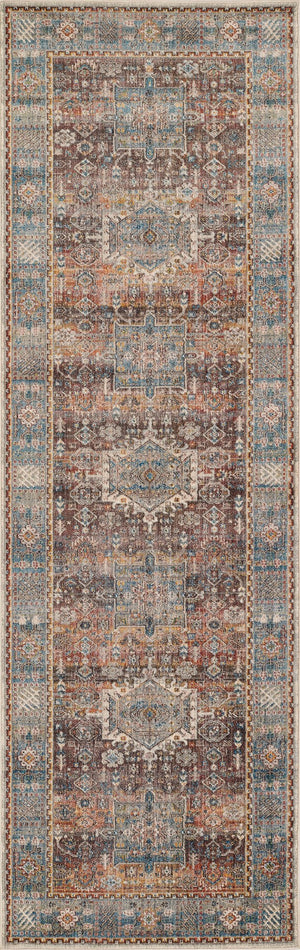 Momeni Izmir IZ-07 Machine Made Traditional Medallion Indoor Area Rug Multi 9' x 12' IZMIRIZ-07MTI90C0