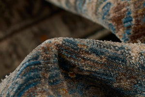 Momeni Izmir IZ-08 Machine Made Traditional Oriental Indoor Area Rug Blue 9' x 12' IZMIRIZ-08BLU90C0