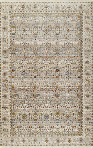 Momeni Izmir IZ-09 Machine Made Traditional Oriental Indoor Area Rug Grey 9' x 12' IZMIRIZ-09GRY90C0