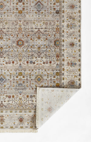 Momeni Izmir IZ-09 Machine Made Traditional Oriental Indoor Area Rug Grey 9' x 12' IZMIRIZ-09GRY90C0