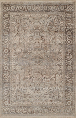 Momeni Izmir IZ-10 Machine Made Traditional Oriental Indoor Area Rug Grey 9' x 12' IZMIRIZ-10GRY90C0