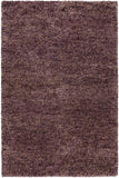 Chandra Rugs Izzie 100% Wool Hand Woven Contemporary Shag Rug Charcoal/Taupe/White 7'9 x 10'6