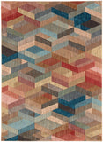 Elements Ignite Machine Woven Polyester Geometric Modern/Contemporary Area Rug