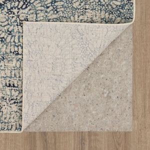 Karastan Rugs Imprinted Blooms Aqua 9' 6" x 12' 11" Area Rug