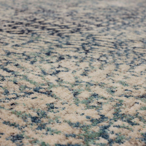 Karastan Rugs Imprinted Blooms Aqua 9' 6" x 12' 11" Area Rug