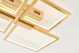 Bethel Gold LED Flush Mount in Stainless Steel & Acrylic