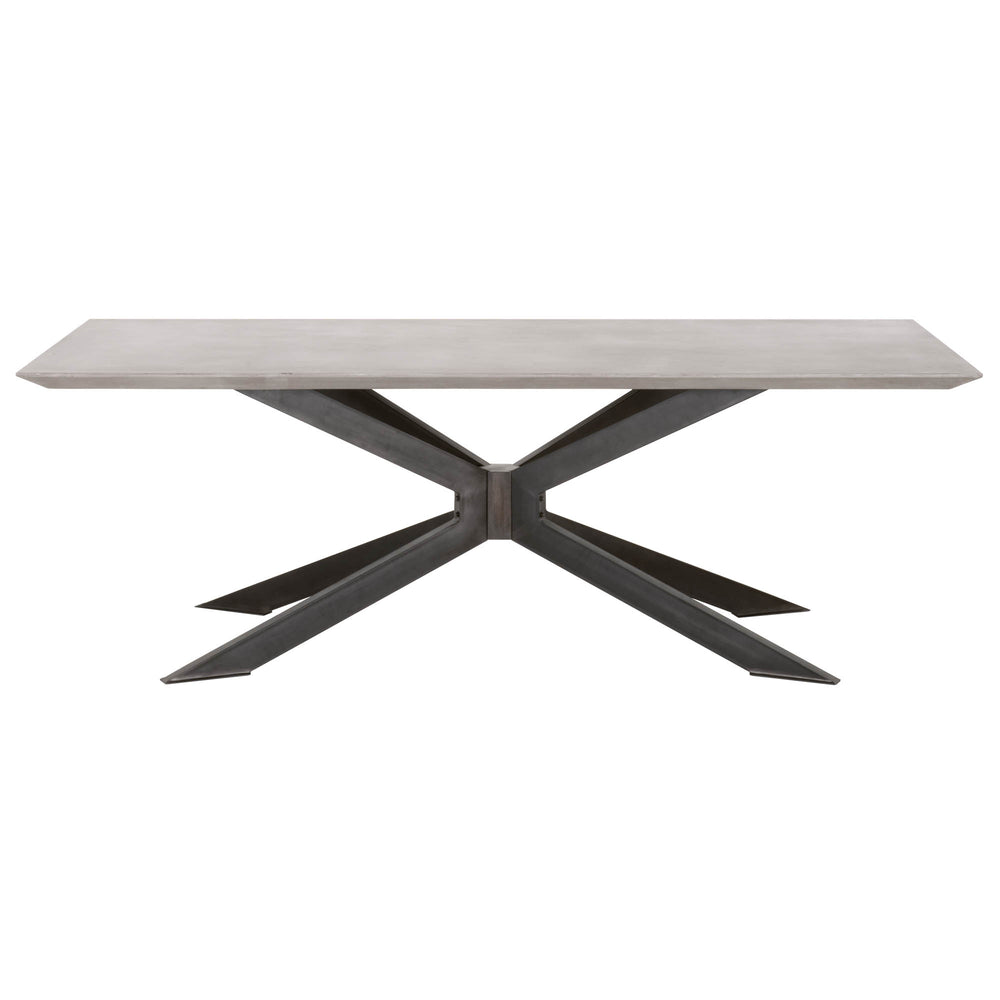 Essentials for Living District Industry Rectangle Dining Table 4630.BLK/AGRY