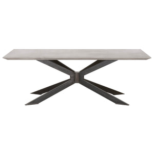 Essentials for Living District Industry Rectangle Dining Table 4630.BLK/AGRY