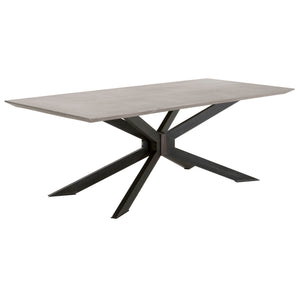 Essentials for Living District Industry Rectangle Dining Table 4630.BLK/AGRY