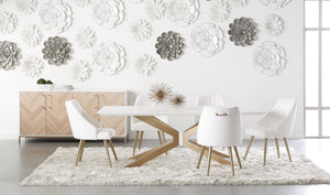 Essentials for Living District Industry Rectangle Dining Table 4630.BRA/IVO