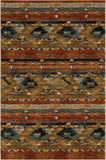 Spice Market Infused Machine Woven Polyester Southwestern Modern/Contemporary Area Rug