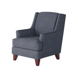 Fusion 260-C Transitional Accent Chair 260-C Sugarshack Navy Accent Chair