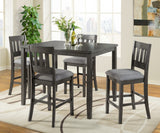 Ithaca Gray 5 Piece Counter Height Dining Set