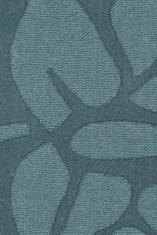 Chandra Rugs Jaipur 100% Wool Hand-Woven Transitional Rug Blue 9' x 13'
