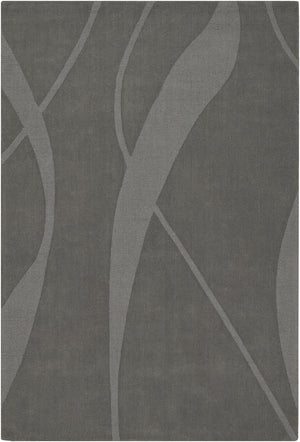 Chandra Rugs Jaipur 100% Wool Hand-Woven Transitional Rug Grey 9' x 13'