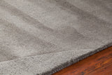 Chandra Rugs Jaipur 100% Wool Hand-Woven Transitional Rug Grey 9' x 13'
