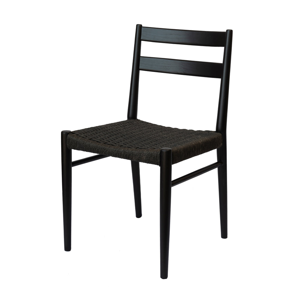LH Imports Jakarta Dining Chair JAK025-BLK/BW