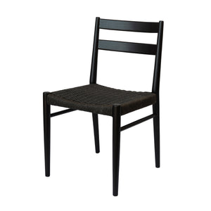 LH Imports Jakarta Dining Chair JAK025-BLK/BW