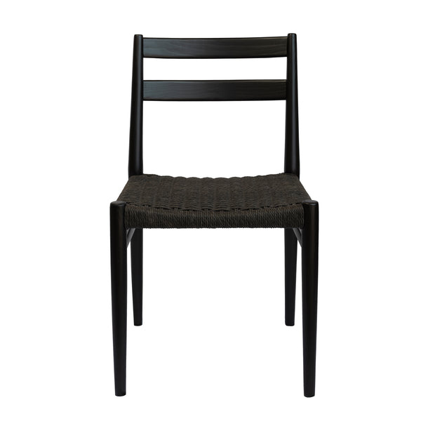 LH Imports Jakarta Dining Chair JAK025-BLK/BW