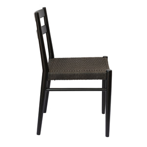 LH Imports Jakarta Dining Chair JAK025-BLK/BW