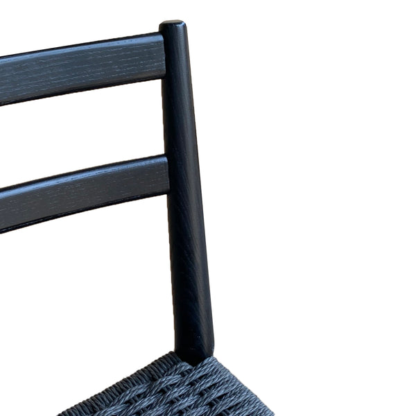 LH Imports Jakarta Dining Chair JAK025-BLK/BW