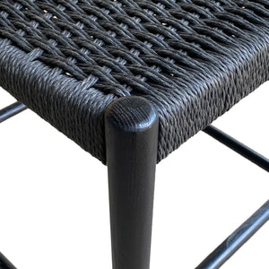 LH Imports Jakarta Dining Chair JAK025-BLK/BW