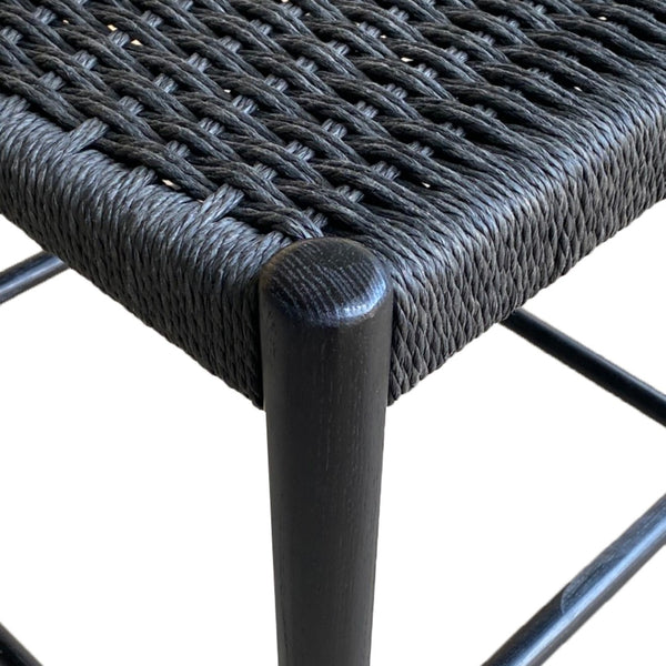 LH Imports Jakarta Dining Chair JAK025-BLK/BW